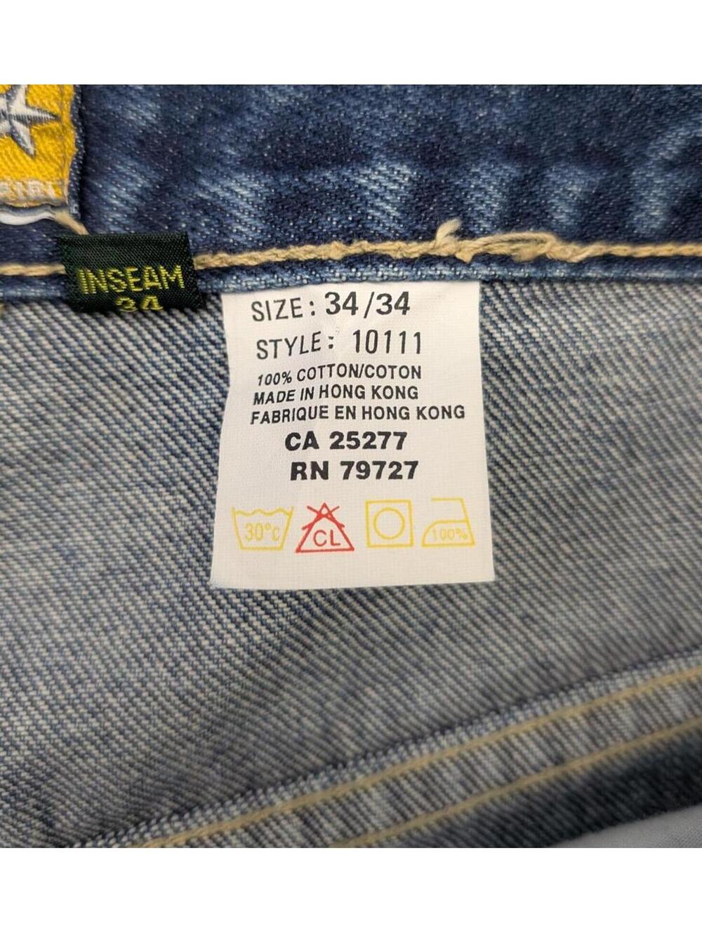 Vintage 90s PACO International Baggy Tapered Blue Jeans - Picture 5 of 8
